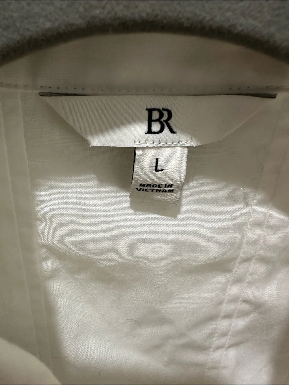 Banana Republic White Button-Up Shirt